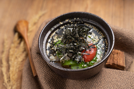 梅子茶泡饭东方美食茶泡饭高清图片