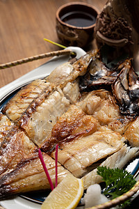 日式干烧大黄鱼背景图片