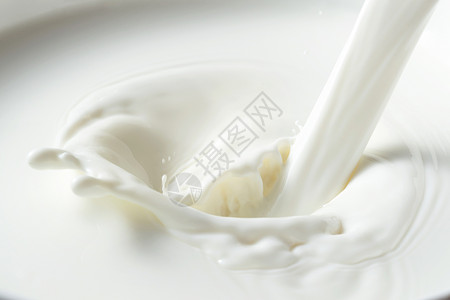 中国动态素材牛奶背景