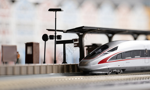 中国高速列车高铁模型背景