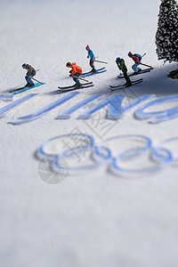 奥运滑雪图片