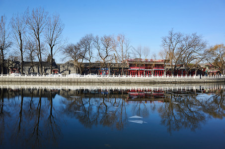 北京什刹海建筑风光图片
