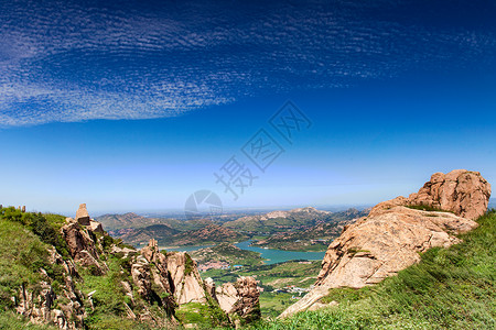 山东省临沂市天马岛风景区背景图片