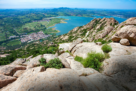 山东省临沂市天马岛风景区背景图片