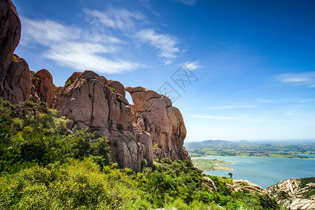 山东省临沂市天马岛风景区背景图片