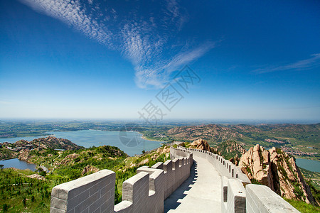 山东省临沂市天马岛风景区背景图片