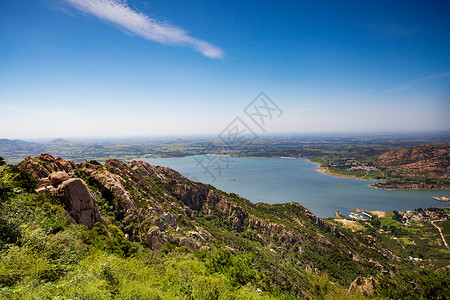 山东省临沂市天马岛风景区背景图片