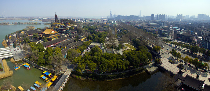 镇江地标江苏省镇江金山寺背景