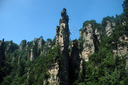 湖南省张家界天子山背景图片