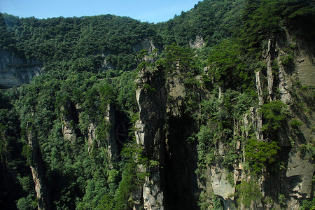 湖南省张家界天子山背景图片