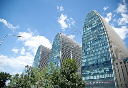 北京西直门建筑风光背景图片