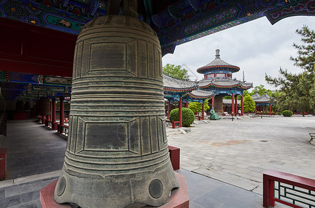 北京大钟寺背景图片