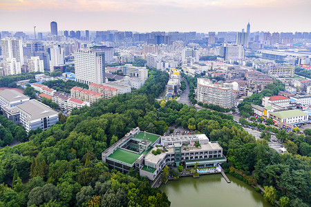 江苏省常州城市建筑风光背景图片