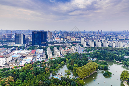 江苏省常州城市建筑风光背景图片