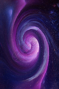 紫色太空星云电脑绘图背景