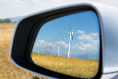 环境节能能源天空风车电力背景