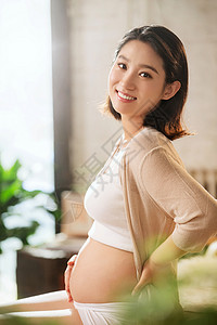 孕妇的家庭生活高清图片