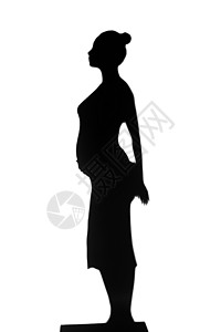 孕妇的剪影背景图片