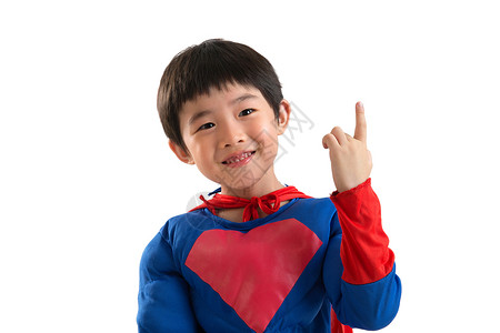 超人标志素材小男孩扮超人背景
