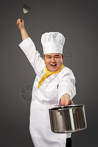 胖厨师胖人服装素材高清图片
