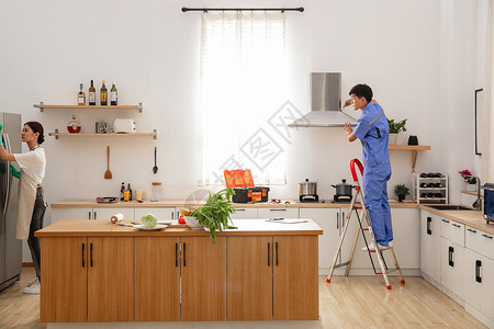 家庭保洁维修服务高清图片