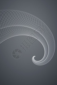 灰色抽象几何科技电脑绘图素材背景