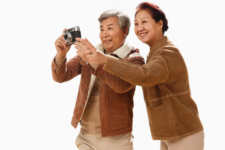 老年夫妇照相图片