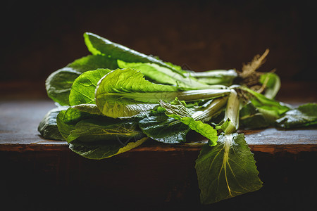 小白菜准备好的菜高清图片