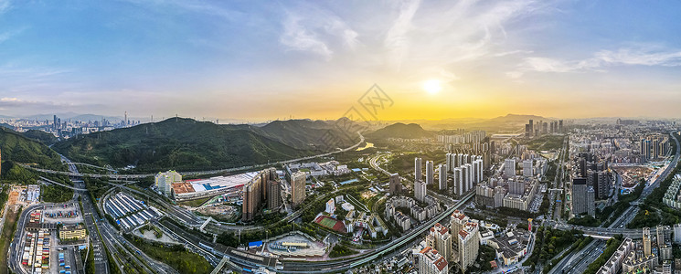 深圳市城市天际线背景图片