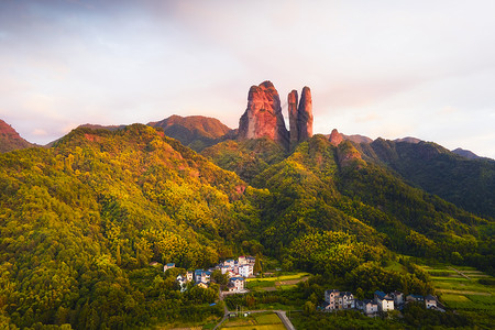 5A风景区江郎山背景图片