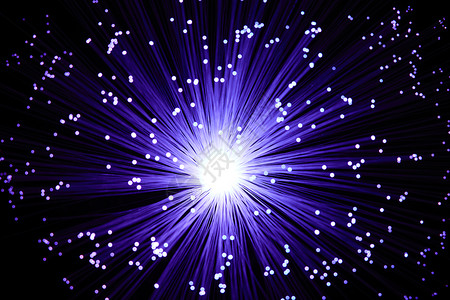 科技感紫色光纤图片