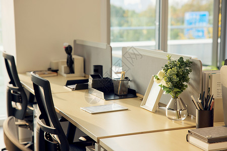 桌面空现代商务办公空间环境背景
