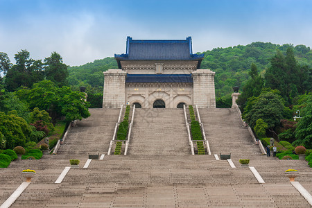 5A景区南京中山陵背景图片