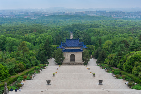 5A景区南京中山陵背景图片