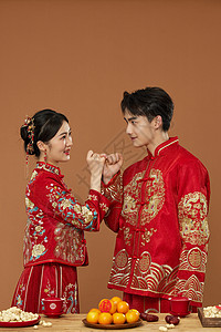 浪漫中式婚礼形象图片