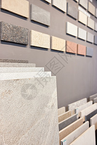 建材市场瓷砖样品背景图片