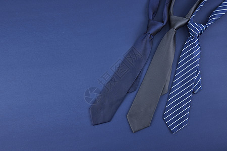 蓝色清新父亲节背景蓝色背景的领带背景