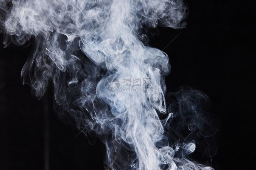 黑背背景烟雾素材图片