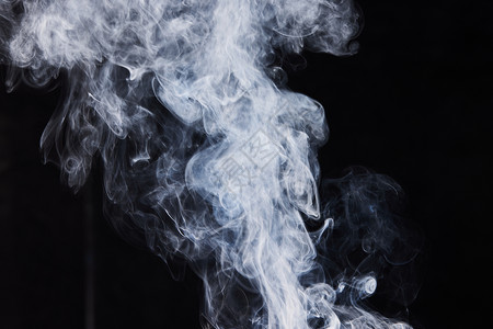 烟二次元素材黑背背景烟雾素材背景
