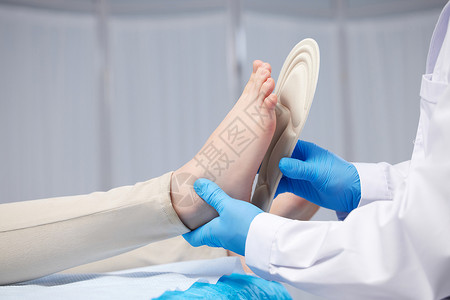 鞋垫素材给患者匹配合适鞋垫背景