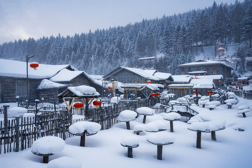 5A风景区东北雪乡旅游区图片