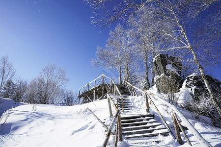 雪谷沟东北雪谷风景区背景