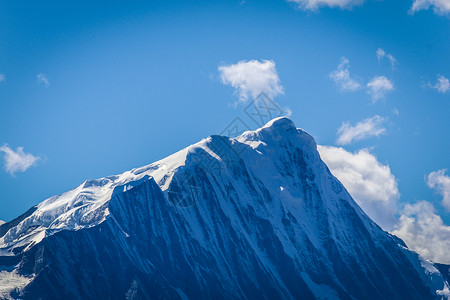 景区导视系统四川第三高峰之格聂神山背景