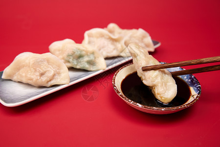 吃饺子饺子新年吃饺子背景