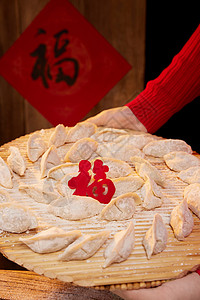 冬至新春饺子高清图片