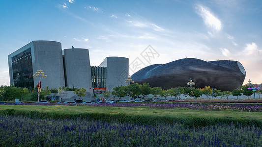 胡志明市大剧院鄂尔多斯大剧院图书馆建筑外景背景