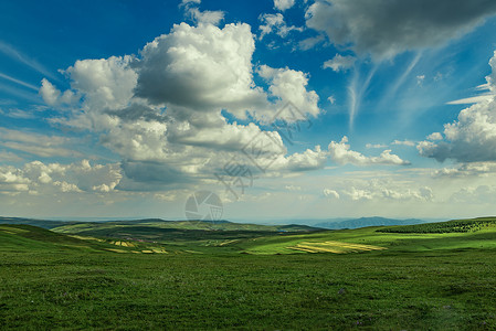 钱德拉希拉内蒙古希拉穆仁草原夏季风光背景