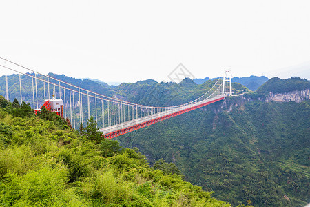 寨下大峡谷矮寨大桥背景