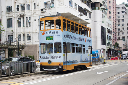 香港有轨电车高清图片