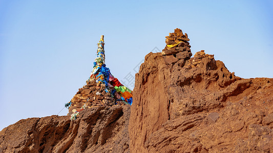 阿拉善人根峰风景区景观高清图片